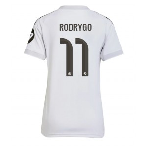 Fotbalové Dres Real Madrid Rodrygo Goes #11 Dámské Domácí Oblečení 2025-26 Krátký Rukáv